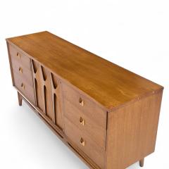  Broyhill Brasilia Broyhill Brasilia Mid Century Walnut 9 Drawer Lowboy Dresser - 4312608