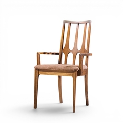  Broyhill Brasilia Broyhill Brasilia Mid Century Walnut Arm Dining Chair - 4705120