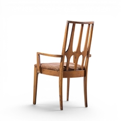  Broyhill Brasilia Broyhill Brasilia Mid Century Walnut Arm Dining Chair - 4705122