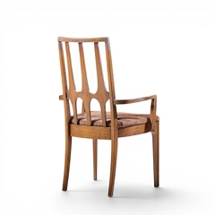  Broyhill Brasilia Broyhill Brasilia Mid Century Walnut Arm Dining Chair - 4705127