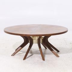  Broyhill Brasilia Broyhill Brasilia Mid Century Walnut Cathedral Coffee Table - 4202312