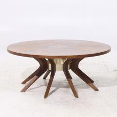  Broyhill Brasilia Broyhill Brasilia Mid Century Walnut Cathedral Coffee Table - 4202313