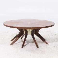  Broyhill Brasilia Broyhill Brasilia Mid Century Walnut Cathedral Coffee Table - 4202314