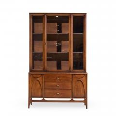  Broyhill Brasilia Broyhill Brasilia Mid Century Walnut China Cabinet - 4522055