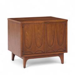  Broyhill Brasilia Broyhill Brasilia Mid Century Walnut Commode Nightstands Pair - 4265022