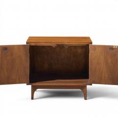  Broyhill Brasilia Broyhill Brasilia Mid Century Walnut Commode Nightstands Pair - 4684708