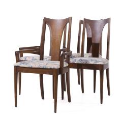  Broyhill Brasilia Broyhill Brasilia Mid Century Walnut Dining Chairs Set of 4 - 3993849