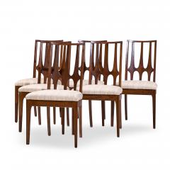  Broyhill Brasilia Broyhill Brasilia Mid Century Walnut Dining Chairs Set of 6 - 4521024