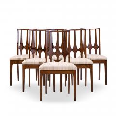  Broyhill Brasilia Broyhill Brasilia Mid Century Walnut Dining Chairs Set of 6 - 4521025