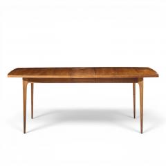  Broyhill Brasilia Broyhill Brasilia Mid Century Walnut Expanding Dining Table with 1 Leaf - 4684747