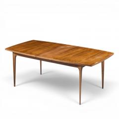  Broyhill Brasilia Broyhill Brasilia Mid Century Walnut Expanding Dining Table with 1 Leaf - 4684752