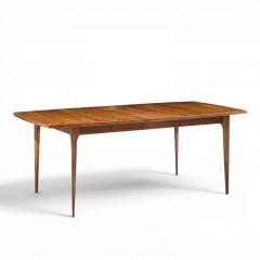  Broyhill Brasilia Broyhill Brasilia Mid Century Walnut Expanding Dining Table with 1 Leaf - 4689011