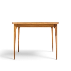  Broyhill Brasilia Broyhill Brasilia Mid Century Walnut Expanding Dining Table with 1 Leaf - 4803803