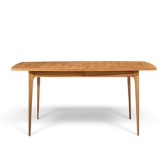  Broyhill Brasilia Broyhill Brasilia Mid Century Walnut Expanding Dining Table with 1 Leaf - 4803804
