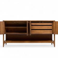  Broyhill Brasilia Broyhill Brasilia Mid Century Walnut Fluted Credenza - 4320485