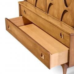  Broyhill Brasilia Broyhill Brasilia Mid Century Walnut Gentlemans Chest - 4625473