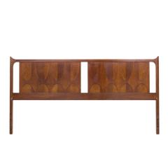  Broyhill Brasilia Broyhill Brasilia Mid Century Walnut King Headboard - 4263919