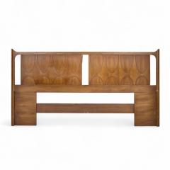  Broyhill Brasilia Broyhill Brasilia Mid Century Walnut King Headboard - 4306183