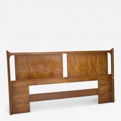  Broyhill Brasilia Broyhill Brasilia Mid Century Walnut King Headboard - 4306391