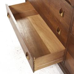  Broyhill Brasilia Broyhill Brasilia Mid Century Walnut Magna Highboy Dresser - 4117411