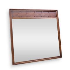  Broyhill Brasilia Broyhill Brasilia Mid Century Walnut Mirror - 4250913