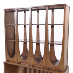  Broyhill Brasilia Broyhill Brasilia Mid Century Walnut Room Divider - 3986292