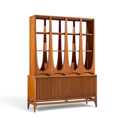  Broyhill Brasilia Broyhill Brasilia Mid Century Walnut Room Divider - 4731194
