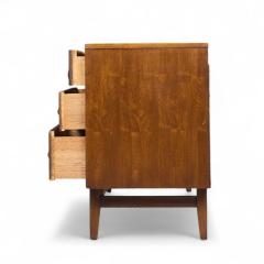  Broyhill Brasilia Broyhill Brasilia Mid Century Walnut and Brass 6 Drawer Dresser - 4265155