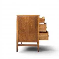  Broyhill Brasilia Broyhill Brasilia Mid Century Walnut and Brass 66 Inch Credenza - 4681124