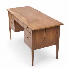  Broyhill Brasilia Broyhill Brasilia Mid Century Walnut and Brass Desk - 4307000