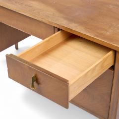  Broyhill Brasilia Broyhill Brasilia Mid Century Walnut and Brass Desk - 4307003