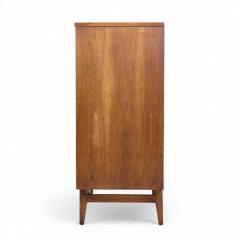  Broyhill Brasilia Broyhill Brasilia Mid Century Walnut and Brass Highboy Dresser - 4300387