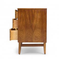  Broyhill Brasilia Broyhill Brasilia Mid Century Walnut and Brass Lowboy Dresser - 4304870