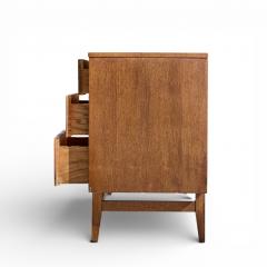  Broyhill Brasilia Broyhill Brasilia Mid Century Walnut and Brass Lowboy Dresser - 4443996