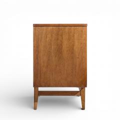  Broyhill Brasilia Broyhill Brasilia Mid Century Walnut and Brass Lowboy Dresser - 4443997