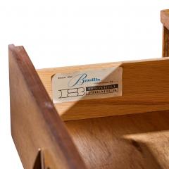  Broyhill Brasilia Broyhill Brasilia Mid Century Walnut and Brass Lowboy Dresser - 4444000