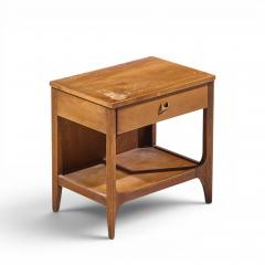  Broyhill Brasilia Broyhill Brasilia Mid Century Walnut and Brass Nightstand - 4684682