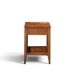  Broyhill Brasilia Broyhill Brasilia Mid Century Walnut and Brass Nightstand - 4746630
