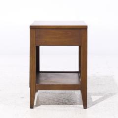  Broyhill Brasilia Broyhill Brasilia Mid Century Walnut and Brass Nightstands Pair - 4104000