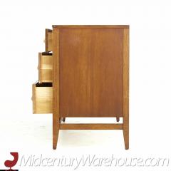  Broyhill Brasilia Broyhill Brasilia Mid Century Walnut and Brass Offset Buffet - 3691989