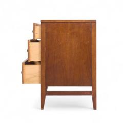  Broyhill Brasilia Broyhill Brasilia Mid Century Walnut and Brass Offset Credenza - 4263945