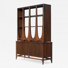  Broyhill Brasilia Broyhill Brasilia Model 6140 72 73 Room Divider Base Deck Walnut Wall Unit - 4191490