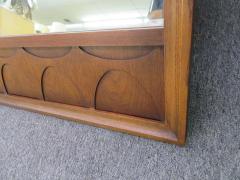  Broyhill Brasilia Handsome Broyhill Brasilia Walnut Mirror Mid Century Modern - 1497595