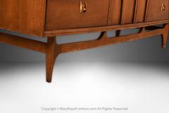  Broyhill Brasilia Mid Century Broyhill Walnut Credenza Dresser - 4301875