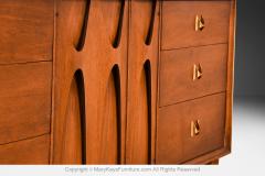  Broyhill Brasilia Mid Century Broyhill Walnut Credenza Dresser - 4301876