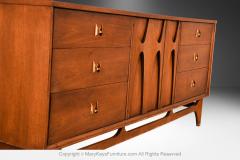  Broyhill Brasilia Mid Century Broyhill Walnut Credenza Dresser - 4301877