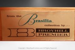  Broyhill Brasilia Mid Century Broyhill Walnut Credenza Dresser - 4301887