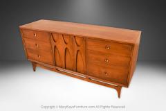  Broyhill Brasilia Mid Century Broyhill Walnut Credenza Dresser - 4301890