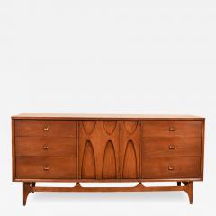  Broyhill Brasilia Mid Century Broyhill Walnut Credenza Dresser - 4306466