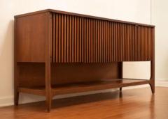  Broyhill Brasilia Rare Broyhill Brasilia Model 6140 13 Credenza Buffet Sideboard Fluted Walnut - 3947341